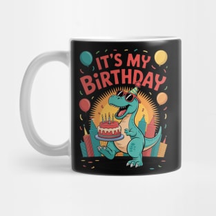 T-rex Birthday Party Japan Monster Dinosaur It's My Birthday Mug